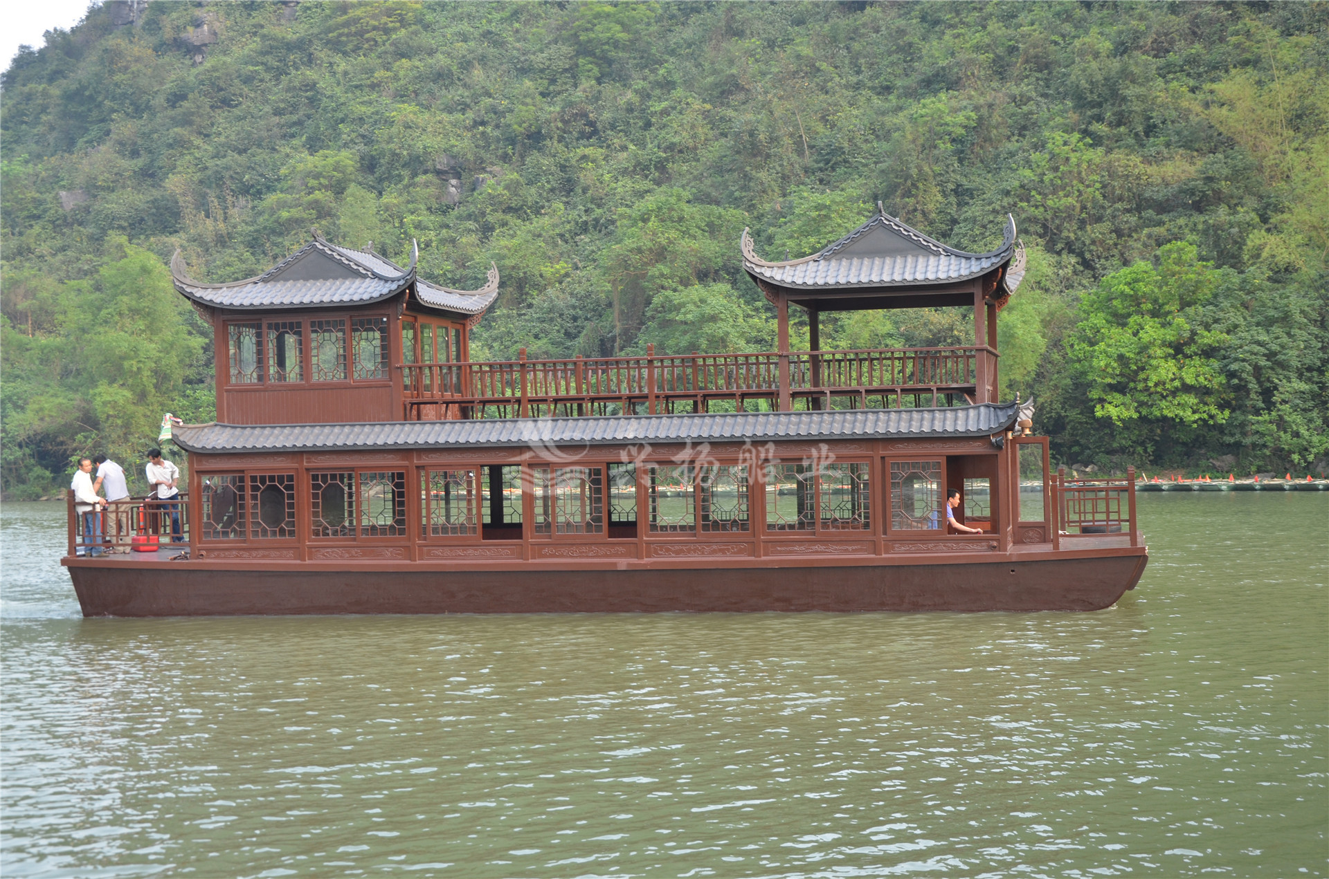出口越南雙層畫(huà)舫船